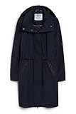 C&A Damen Mantel Große Größen Nylon Coat Regular Fit dunkelblau 44