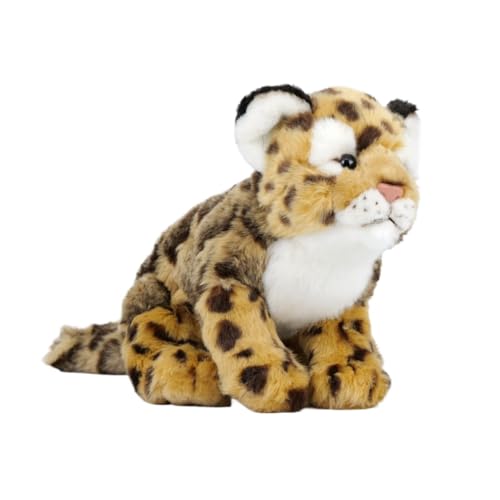 Peluche léopard réaliste : l'accessoire indispensable pour une pépinière jungle chic