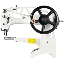 Leather Sewing Machine for Patch Repair - Hand Crank Industrial Double-Headed Needle Patcher for Boots, Slippers, and Canvas - Durable Sewing Equipment