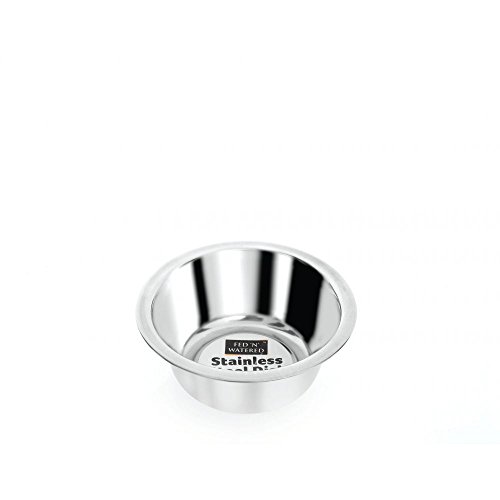 S/STEEL STD FEEDING BOWL 25CM