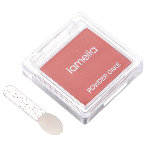 Baluue rubor Blush para mujeres Blush de larga duración hisopos de algodón desmaquillantes calendario brillante Brillantina paleta mate adornos colorete sonrojo coreano en polvo rosa