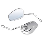 South-Mud-Bay-Pair-Chrome-Rear-View-Mirrors-Fits-XL1200L-XL883-XL883L