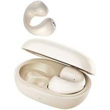 Langsdom TS22 ClipOn OpenEar Headphones with 13 mm Dynamic Drivers IPX4 SweatResistant Touch Control 22 h Battery Life Beige