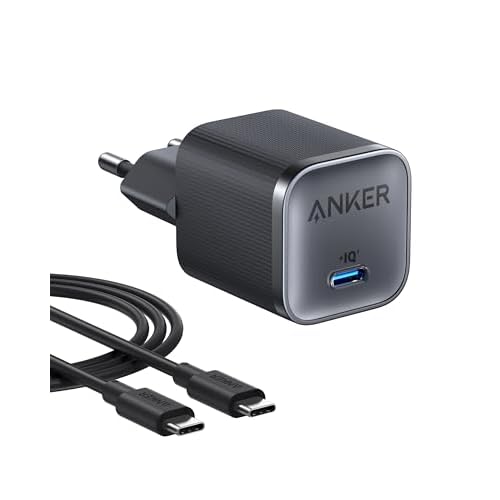 Anker Nano 45W USB C Ladegerät, kompakter Netzteil, Schnellladegerät für iPhone 17/Pro/Pro Max/iPhone Air/16/15, MacBook, Pixel 9, iPad, Samsung Galaxy S25 Ultra/S24 Serie (inkl. 1,8m Kabel)