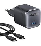 Anker Caricabatterie Nano 511 Da 20W Con Cavo USB-C A C Da 180cm - Compatto E Rapido Per IPhone, Samsung, IPad