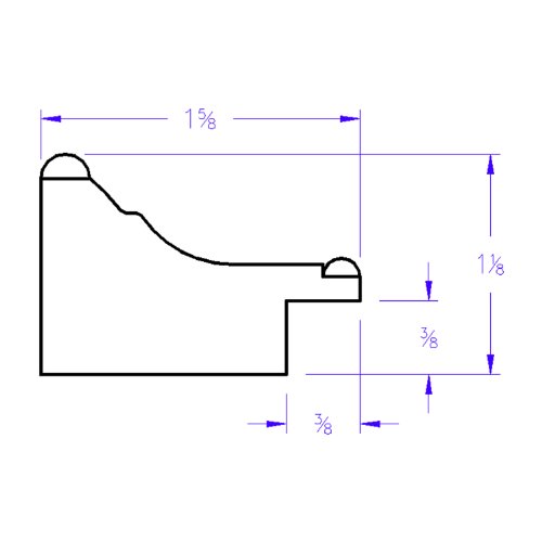 Ovalcrest Rectangle Wooden Beveled Wall Mirror For Home Decor, Bathroom, Vanity, Bedroom, Living Room, Hallway - Royal Blue - 23X33 Outside Dimensions #TOP2