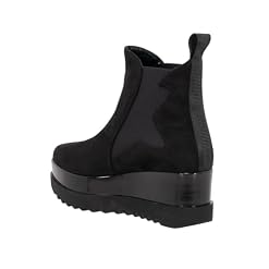 Lorenzo Mari CLEA03 Bottes femme Beatles Clea Platform Alcantara noir - Les Beatles, Paul McCartney, John Lennon, RIngo Starr, George Harrison