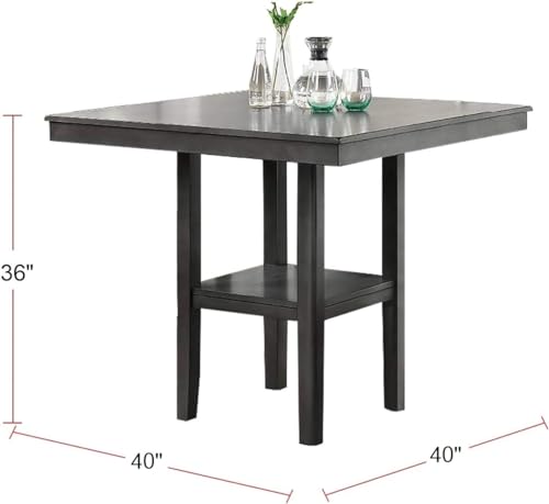 image for NicBex Small Dining Table Set for 4 Breakfast Nook Table Set Counter H