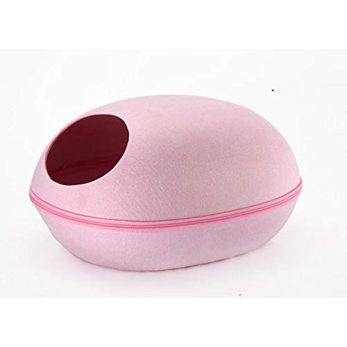 Sac de couchage chat zippé YUXIN avec coussin amovible chaud pour l'hiver