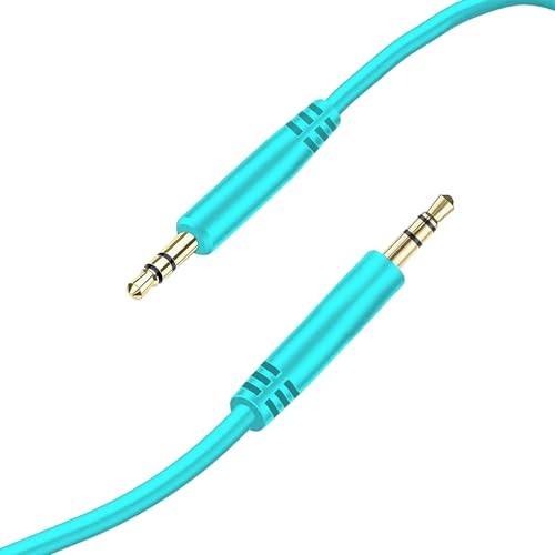 Replacement Beats Headset Cord, 3.5mm Male to 3.5mm Male Audio Cable, Blue