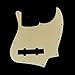 Replacment Pickguard For Jazz Bass 5 String JB,1ply Cream