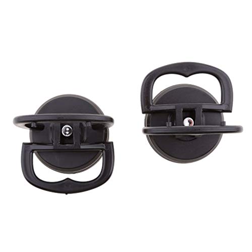 Tenlacum Ventosas resistentes, 2 piezas de reparación de pantalla para iMac, iPhone, iPad, ordenador, tableta u otra pantalla LCD (negro)