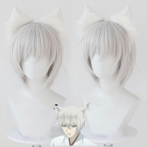 LWICBEFAX Game Kamisama Love、Kamisama Kiss Tomoe Cosplay Wig Synthetic Hair Role Play Halloween Christmas Costume Wigs+Wig Cap