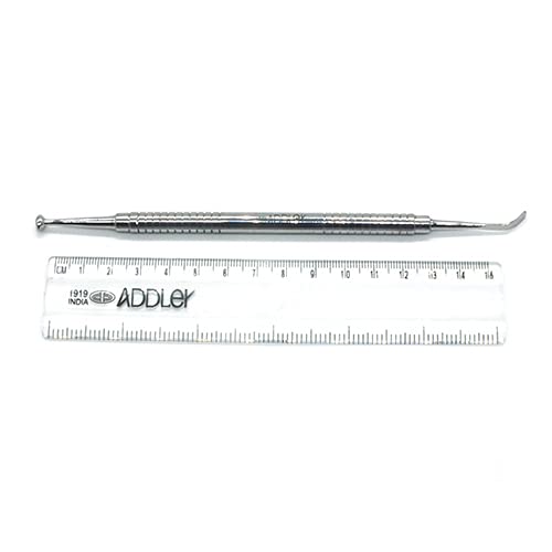 ADDLER Dental Egg Burnisher Flat Double Ended. Premium Solid 6 MM. No Rust, No Slip Handle. life Time Anti Rusting Warranty.-image-31