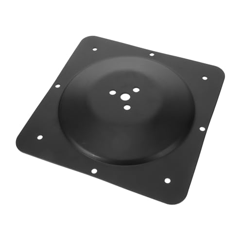 Cabilock Table Leg Connectors Leg Gasket Bevel Plate Easy-to-Install Black Iron Furniture Repair 240x240x3mm Table Connectors