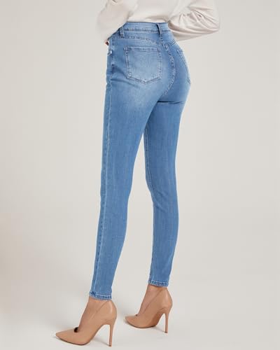 Vetinee Skinny Jeans for Women High Waisted Slim Fit Trendy Classic Stretchy Denim Pants Jean Leggings Jeggings Pockets2