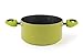 Excelsa Color & Stone Casseruola Antiaderente 2 Manici 20cm, Alluminio, Verde