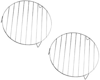 Small Round Cooling Rack 2 Pack - 7 x 7 inches  Stainless Steel