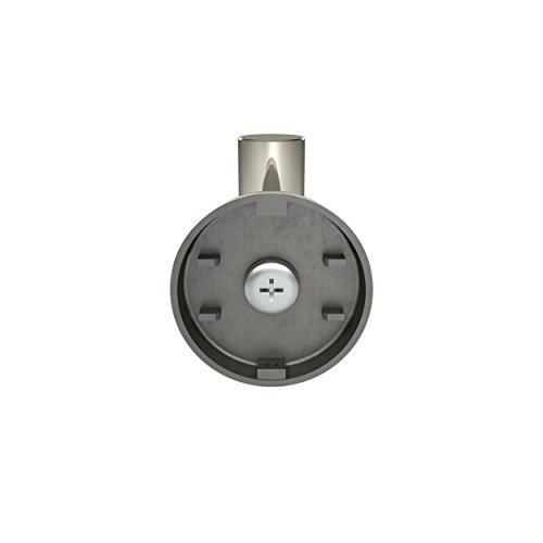 Image of Amerock Arrondi Single Prong Polished Stainless Steel Wall-Mounted Hook