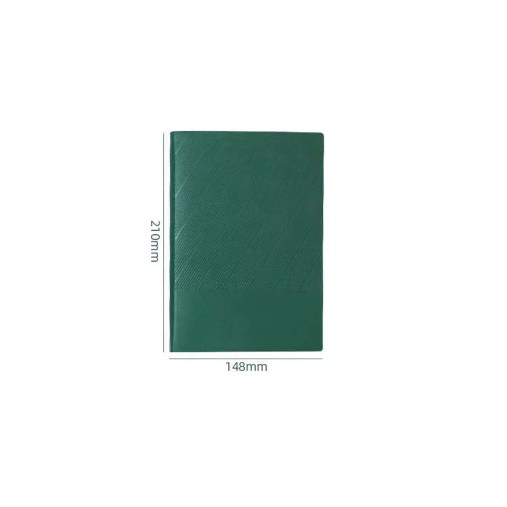 Coffret Cadeau en Cuir Souple pour Carnet De Notes A5,XADCQW70787-Vert-21 * 15cm