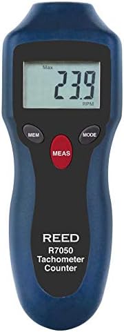 REED Instruments R7050 Compact Photo Tachometer and Counter