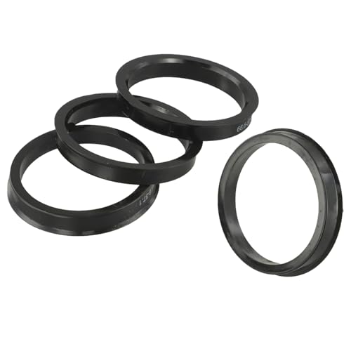 ASYUIHUUY Anillos Centradores Llantas 4 Anillos Céntricos For Cubo De Rueda Coche, Espaciador Plástico For Centro, 66,6-57,1, Accesorios For