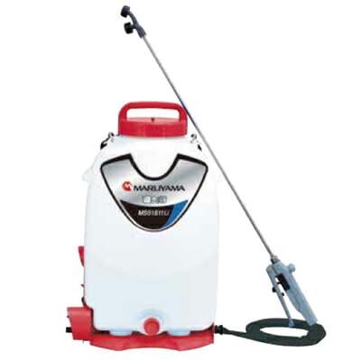 丸山製作所 バッテリー噴霧器 MSB1511Li 霧大将 (バッテリー・充電器付き) (マキタバッテリー採用モデル) (充電式・背負式・動噴)