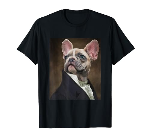 El Embajador Bulldog Gracioso Cabeza de perro Retrato humano Camiseta