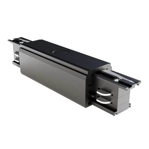 Componenti per sistema di binari a montaggio superficiale Sistema di binari trifase Trinity Accessori per binari Trinity Plastica nera - AC 220-240 per interni, ufficio, casa