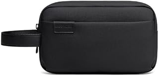 Travel Toiletry Bag, Black, 23 x 13 x 7.5 cm, Waterproof