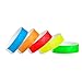 WristCo Variety Pack 3/4" Tyvek Wristbands - Red, Orange, Yellow, Green, Blue - 200 Pack Paper Wristbands For Events