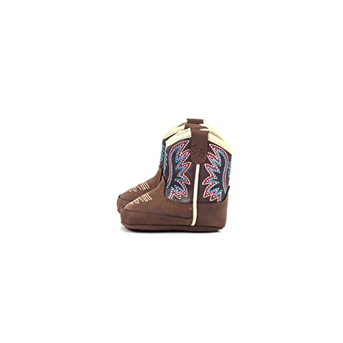 ARIAT Botas de faroeste infantil Lil' Stompers, Marrom, branco, 0 Infant