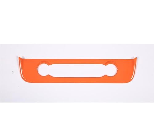 Car Trim Interior for Maverick 2022 Car Styling ABS Air Conditioning Mode Button Decorative Frame Sticker Accessories Interior Mouldings(Orange)