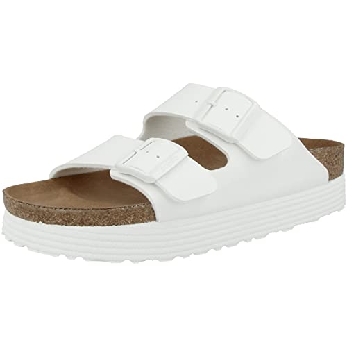 Image of Birkenstock womens Arizona Platform Sandal - Vegan
