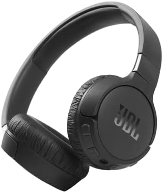 JBL Tune 660NC: Wireless On-Ear Headphones with Active Noise Cancellation - Black, Medium