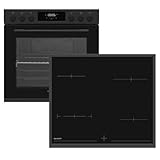 SHARP K-72P19BNH-EU Einbau-Herdset mit Glaskeramik-Kochfeld, 78 L...