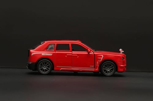 Image of SHAKTISM Rolls Royce Die-cast Model Car, 1:32 Scale, Pull Back Action, Opening Doors, for Boys, Girls & Collectors (Red-Diecast Metal Car)