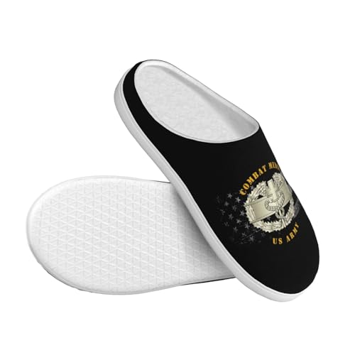 Combat Medic Badge Cotton Slippers Indoor Outdoor Slippers For Women/Men3