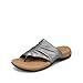 Taos Footwear Women's Gift 2 Pewter Sandal 8 B (M) US