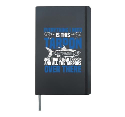 Tarpon Fishing Combo & Fisherman Journal, Black