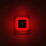 [ Pack of 4 ] Red Night Light, Plug in LED Wall Lamp with Dusk to Dawn Sensor, Auto ON/Off - Perfect for Bedroom, Baby and Kid's Room