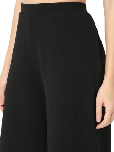 Image of Smarty Pants Women's Cotton Rib Pleated Trouser.