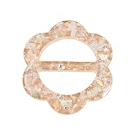 CEMELI Fibbie per magliette in resina da 10 pezzi, fibbie per cinture in resina tonde, fermagli per sciarpe di seta, fermagli per magliette grandi per fibbie angolari da donna
