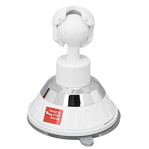 Espelho de maquiagem com ventosa, espelho de maquiagem iluminado com aumento de 10x atualizado, braç