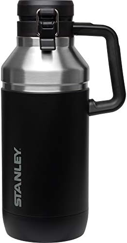 Stanley 10-06688-016 The Easy-Pour GO Growler vacío negro mate 64 onzas / 1.9 L