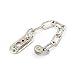 YQIRONRI Chain Locks, Cabinet, Security Guards, Household Door Tools, Silver Latch