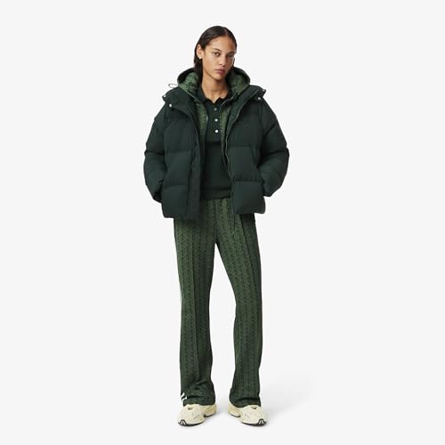 Lacoste Women's Padded Down Logo Jacket with Hood4