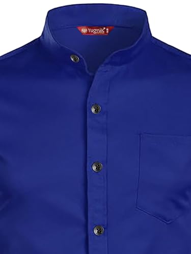 Image of Men's Slim Fit Beige Color Cotton Blend Casual Shirt