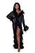 Glamour Robe Adult Lingerie Black - One Size