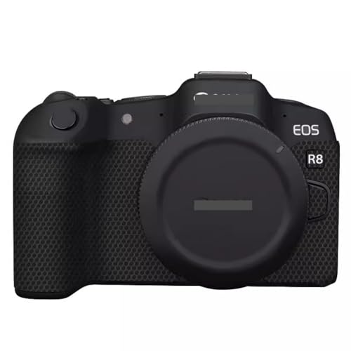 Autocollant Canon EOS R8 vinyle de protection sans miroir noir mat